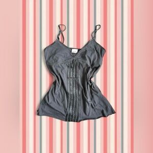 Xhilaration Charcoal Strappy Top